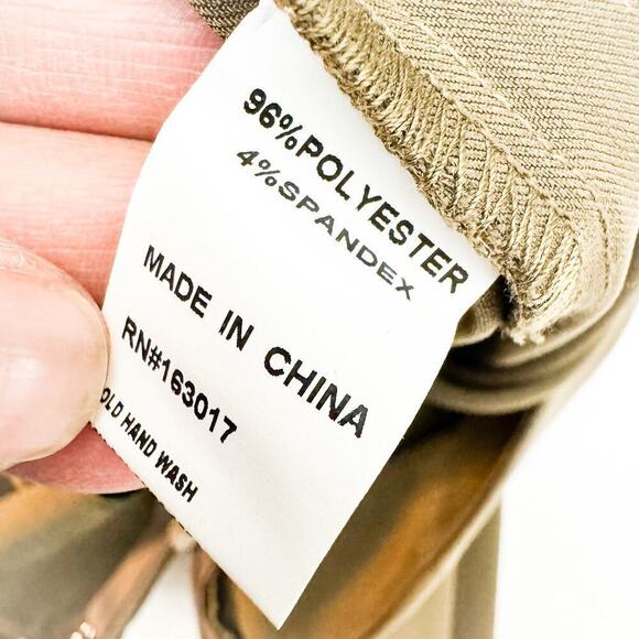 Princess Polly Euro Pants Brown Flare Hem Dress Pants Size 2 NWT - Picture 9 of 10